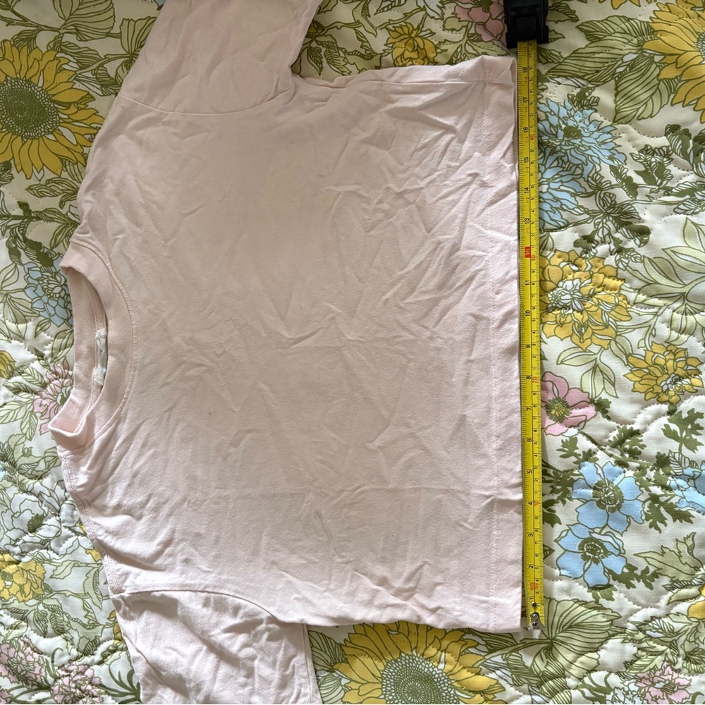 Light Pink Crop T-Shirt